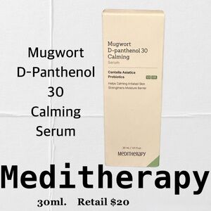 MEDITHERAPY Mugwort D-Panthenol 30 Calming Serum 30ml NIB